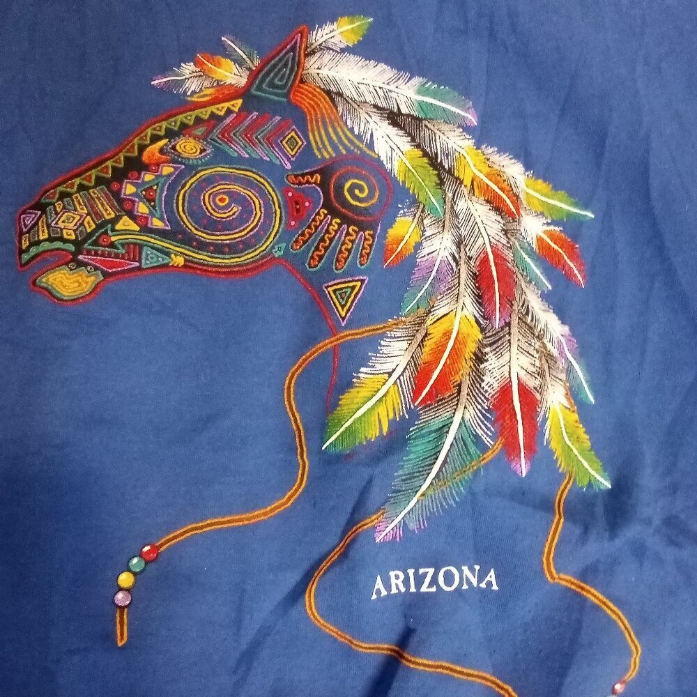 Vintage Y2K Arizona Dreamcatcher Horse Crewneck Sweatshirt